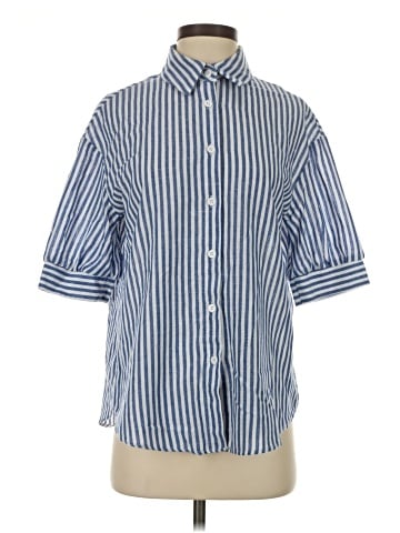 Shein Short Sleeve Button-Down Shirt (view 1)
