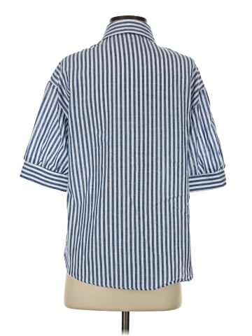 Shein Short Sleeve Button-Down Shirt (view 2)