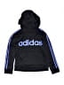 Adidas 100% Polyester Black Pullover Hoodie Size S (kids) - photo 1