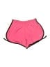 Nike 100% Polyester Color Block Pink Athletic Shorts Size L - photo 1