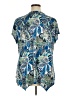 Links Blue Short Sleeve Blouse Size 1X - photo 2