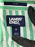 Lands' End Stripes Green Long Sleeve Button-Down Shirt Size 6 - photo 7
