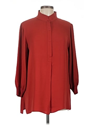 Lafayette 148 New York 3/4 Sleeve Silk Top (view 1)