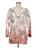 Robert Graham Ivory 3/4 Sleeve Blouse Size M - photo 1