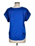 Boston Proper Blue Short Sleeve Top Size 6 - photo 2