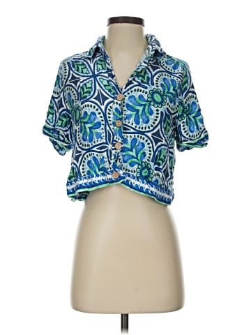 Haute Hippie Short Sleeve Blouse (view 1)