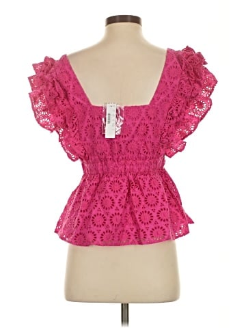 J.Crew Collection Short Sleeve Blouse (view 2)