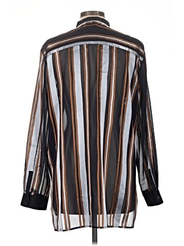Lafayette 148 New York Long Sleeve Blouse (view 2)