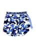 Under Armour 100% Polyester Camo Blue Athletic Shorts Size M (youth) - photo 2