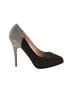 Betsey Johnson 100% Leather Gray Heels Size 7 1/2 - photo 1