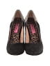 Betsey Johnson 100% Leather Gray Heels Size 7 1/2 - photo 2