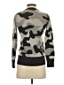 Madeleine Thompson Camo Gray Pullover Sweater Size S - photo 2