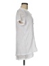 Creation White Short Sleeve Blouse Size M - photo 4