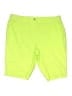 Chico's Solid Green Athletic Shorts Size Lg (2.5) - photo 1