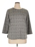 Van Heusen Gray 3/4 Sleeve Top Size XL - photo 1