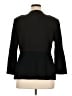 St. John 100% Wool Black 3/4 Sleeve Blouse Size 16 - photo 2