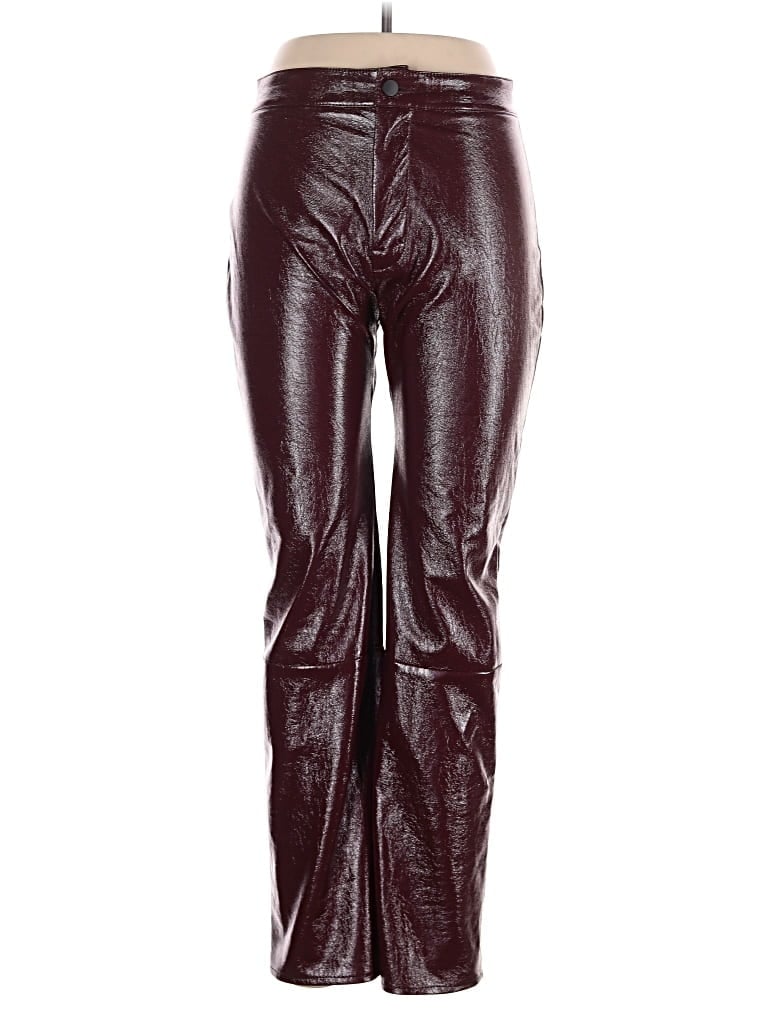 Pre-owned Lna Casual Pants In Burgundy