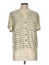 Greige Tan Short Sleeve Henley Size L - photo 1