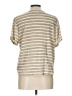 Greige Tan Short Sleeve Henley Size L - photo 2
