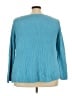 Talbots Outlet Chevron-herringbone Blue Pullover Sweater Size 3X - photo 2