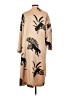 Ann Taylor 100% Polyester Tan Trenchcoat Size XS - photo 2