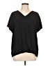 Uniqlo 100% Polyester Black Short Sleeve Top Size L - photo 1