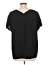 Uniqlo 100% Polyester Black Short Sleeve Top Size L - photo 2