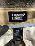 Lands' End Solid Tan Khaki Shorts Size 14S - photo 3