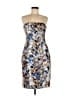 J.Crew Collection Print Silver Cocktail Dress Size 8 - photo 1