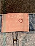 REVICE 100% Cotton Color Block Blue Jeans Size 27 waist - photo 7