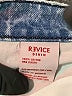 REVICE 100% Cotton Color Block Blue Jeans Size 27 waist - photo 8
