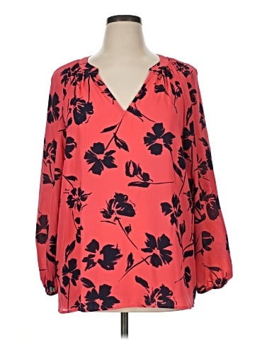 Kasper Long Sleeve Blouse (view 1)