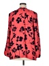 Kasper 100% Polyester Red Long Sleeve Blouse Size XL - photo 2