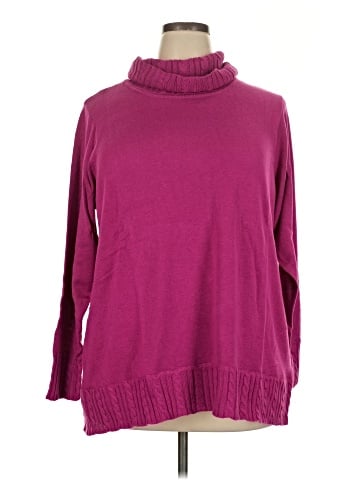 Denim & Co Turtleneck Sweater (view 1)