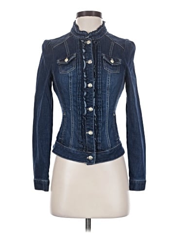 White House Black Market Denim Jacket (view 1)