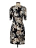 DressBarn Print Black Cocktail Dress Size 4 - photo 2