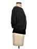 Evereve 100% Cotton Chevron-herringbone Black Pullover Sweater Size S - photo 4