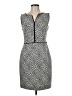 Merona Graphic Gray Cocktail Dress Size M - photo 1