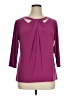 Kasper Purple 3/4 Sleeve Top Size 1X - photo 1