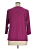 Kasper Purple 3/4 Sleeve Top Size 1X - photo 2