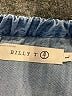 Billy T 100% Lyocell Blue 3/4 Sleeve Blouse Size L - photo 4
