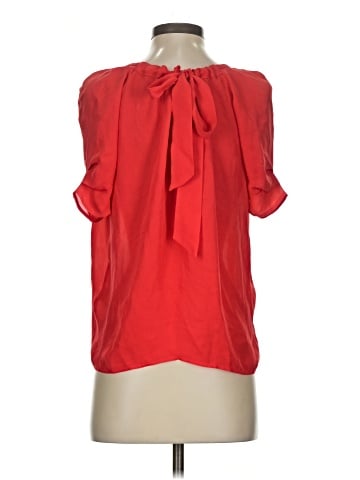 Joie Short Sleeve Silk Top (view 2)