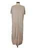 Double Zero Solid Tan Casual Dress Size S - photo 2