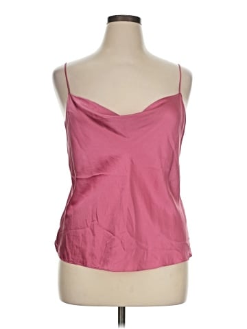 Vince. Sleeveless Silk Top (view 1)