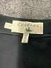 Cotélac 100% Polyester Solid Black Casual Dress Size Lg (3) - photo 7