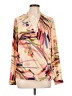 HD in Paris 100% Polyester Tan Long Sleeve Blouse Size 12 - photo 1