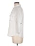 DR2 100% Rayon Solid White 3/4 Sleeve Button-Down Shirt Size M - photo 5