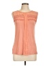 oasis 100% Viscose Orange Sleeveless Blouse Size L - photo 1