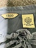 IZOD 100% Cotton Gray Short Sleeve Blouse Size L - photo 7