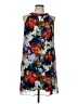 AGB 100% Polyester Floral Blue Casual Dress Size 10 - photo 1